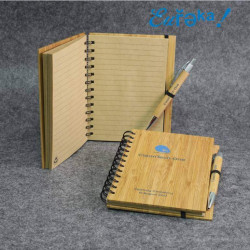 EUREKA! CAMPAIGN ASSOCIATES PTE LTD BAMBOO NOTEBOOK, Promotional Gifts, Promotional Gift, Singapore