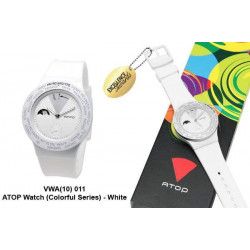 VWA-10 ATOP Watch (Colorful Series) - White, Promotional Gifts, Promotional Gift, Singapore