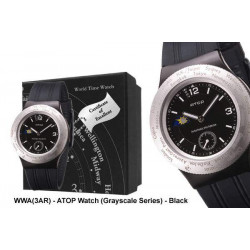 WWA-3AR ATOP Watch (Greyscale Series) - Black, Promotional Gifts, Promotional Gift, Singapore