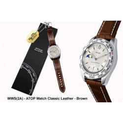 WWS-2A ATOP Watch (Classic Leather) - Brown, Promotional Gifts, Promotional Gift, Singapore