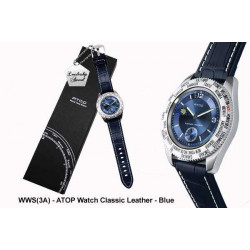 WWS-3A ATOP Watch (Classic Leather) - Blue, Promotional Gifts, Promotional Gift, Singapore