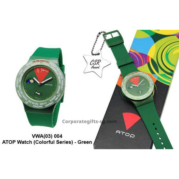 VWA-03 ATOP Watch (Colorful Series) - Green, Promotional Gifts, Promotional Gift, Singapore