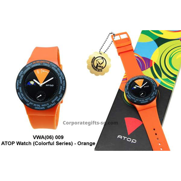 VWA-06 ATOP Watch (Colorful Series) - Orange, Promotional Gifts, Promotional Gift, Singapore