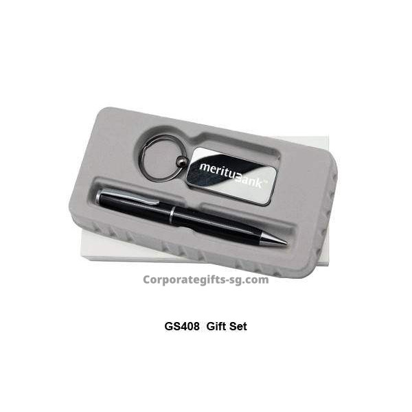 GS408 Gift Set Key chain & Pen, Promotional Gifts, Promotional Gift, Singapore