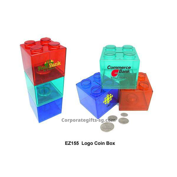 EZ155 Logo Coin Box, Promotional Gifts, Promotional Gift, Singapore