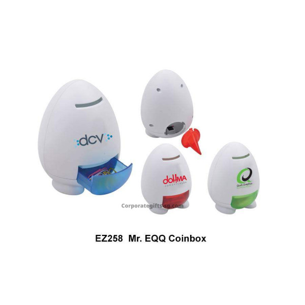 EZ258 MR.EQQ. Easter Egg Coin Box / Coin Bank, Promotional Gifts, Promotional Gift, Singapore