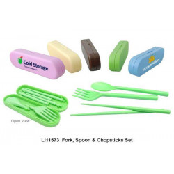 LI11573 Fork, Spoon & Chopsticks Set, Promotional Gifts, Promotional Gift, Singapore