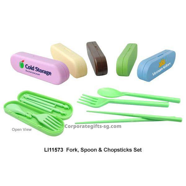 LI11573 Fork, Spoon & Chopsticks Set, Promotional Gifts, Promotional Gift, Singapore