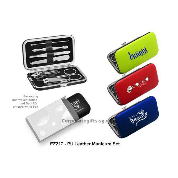 EZ217 PU Leather Manicure Set, Promotional Gifts, Promotional Gift, Singapore