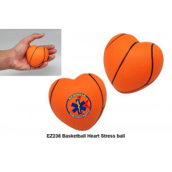 EZ238 Basket ball Heart Stress ball, Promotional Gifts, Promotional Gift, Singapore