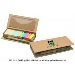 S77  Eco Desktop Sticky Notes Set with Recycled Paper Pen, Promotional Gifts, Promotional Gift, Singapore