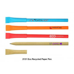 2131  Eco Recycled Paper Pen - Pull Action Ball Pen, Promotional Gifts, Promotional Gift, Singapore