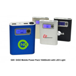 G05 Gigo Mobile Power Bank 10400mAh, Promotional Gifts, Promotional Gift, Singapore