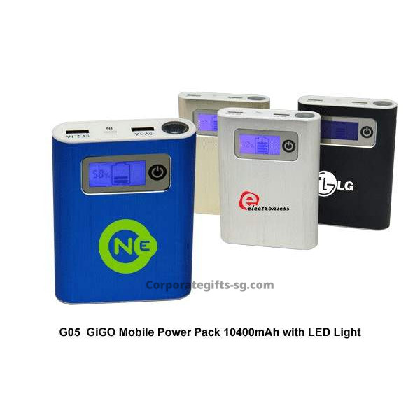 G05 Gigo Mobile Power Bank 10400mAh, Promotional Gifts, Promotional Gift, Singapore