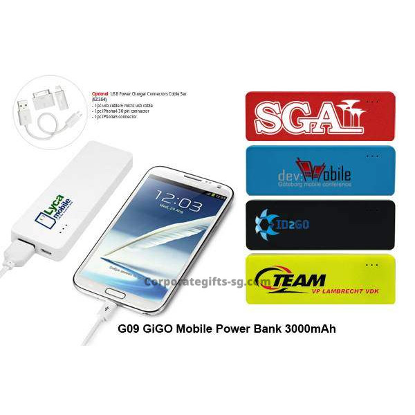 G09 Gigo Mobile Power Bank, Promotional Gifts, Promotional Gift, Singapore