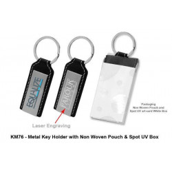 KM76 PU Leather Metal Holder, Promotional Gifts, Promotional Gift, Singapore