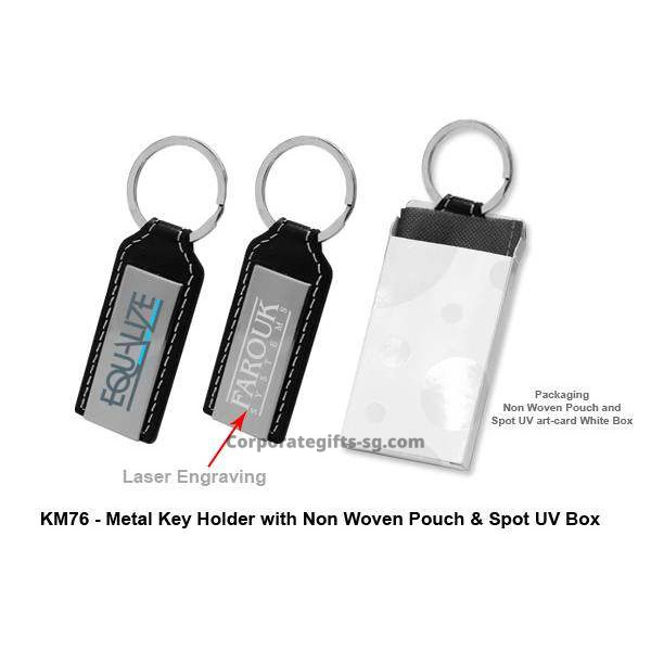 KM76 PU Leather Metal Holder, Promotional Gifts, Promotional Gift, Singapore