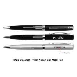 873B Diplomat - Twist Action Ball Metal Pen, Promotional Gifts, Promotional Gift, Singapore