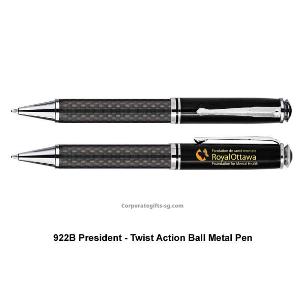 922B President - Twist Action Ball Metal Pen, Promotional Gifts, Promotional Gift, Singapore