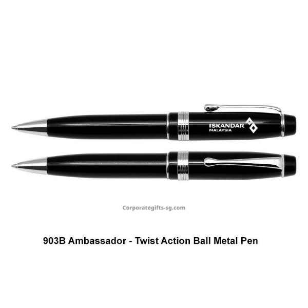 903B Ambassador - Twist Action Ball Metal Pen, Promotional Gifts, Promotional Gift, Singapore