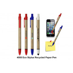 4005 Eco Recycled Touch Screen Stylus Paper Pen, Promotional Gifts, Promotional Gift, Singapore