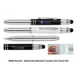 934B Saroski-Swarovski Elements Crystal LED Touch Pen, Promotional Gifts, Promotional Gift, Singapore