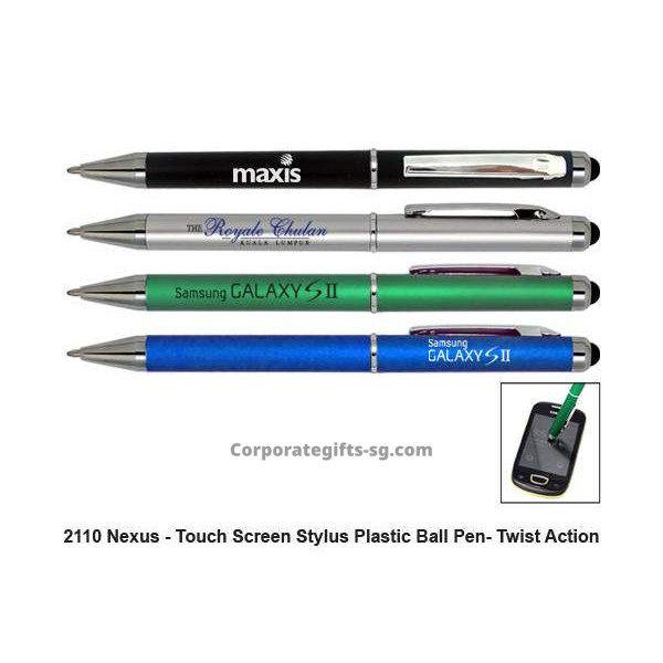 2110 Nexus - Touch Screen Stylus Ball Pen - Twist Action, Promotional Gifts, Promotional Gift, Singapore