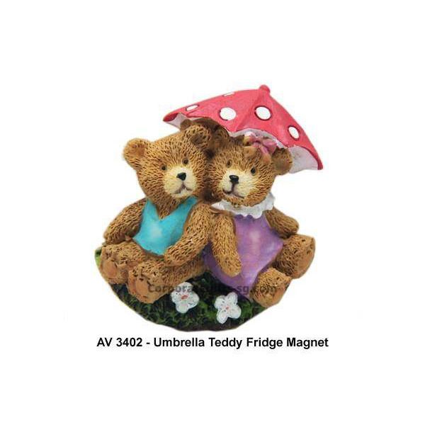 AV3402 'UMBRELLA' Teddy Fridge Magnet, Promotional Gifts, Promotional Gift, Singapore