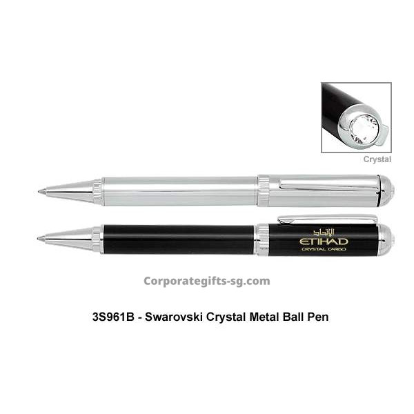 3S961B  Swarovski Crystal Metal Ball pen, Promotional Gifts, Promotional Gift, Singapore