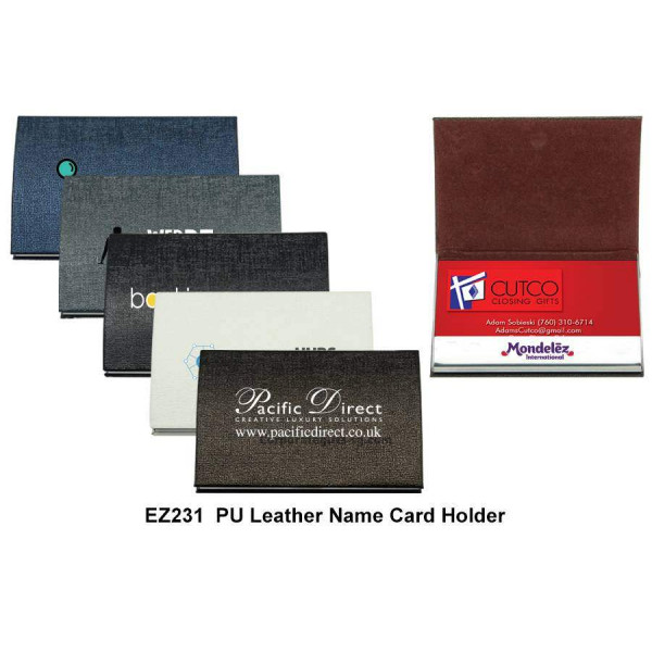 EZ231 PU Leather Name Card Holder, Promotional Gifts, Promotional Gift, Singapore