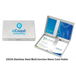 EZ234 Stainless steel multi-function name card holder, Promotional Gifts, Promotional Gift, Singapore