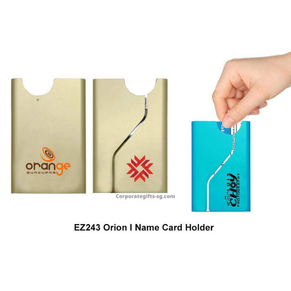 EZ243 Orion I Trendy Aluminium Name Card Holder, Promotional Gifts, Promotional Gift, Singapore