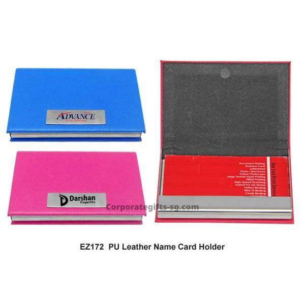 EZ172 PU Leather Name Card Holder, Promotional Gifts, Promotional Gift, Singapore