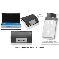 EZ206 PU Leather Name Card Holder, Promotional Gifts, Promotional Gift, Singapore