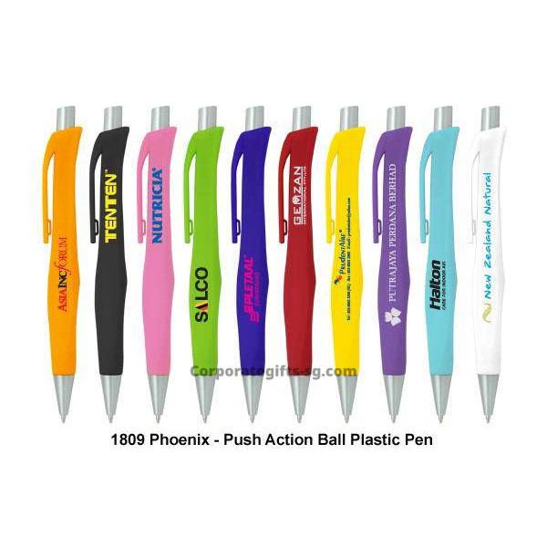 1809 Phoenix-Push Action Ball Plastic Pen, Promotional Gifts, Promotional Gift, Singapore