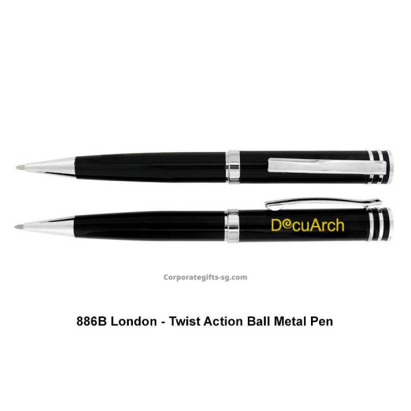 1910 Cambridge - Push Action Ball Plastic Pen, Promotional Gifts, Promotional Gift, Singapore