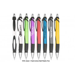 1916 Jewel - Push Action Ball Plastic Pen, Promotional Gifts, Promotional Gift, Singapore