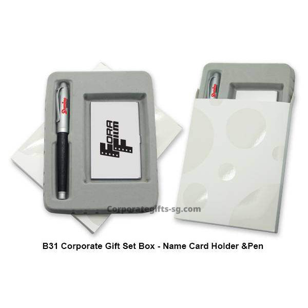 B31 Corporate Gift Set Box - Card Holder & Pen, Promotional Gifts, Promotional Gift, Singapore