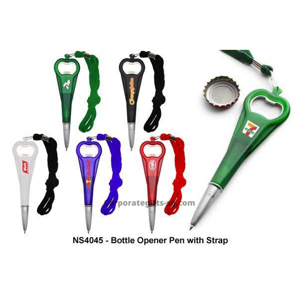 NS4045 Bottle Opener Pen with Strap, Promotional Gifts, Promotional Gift, Singapore