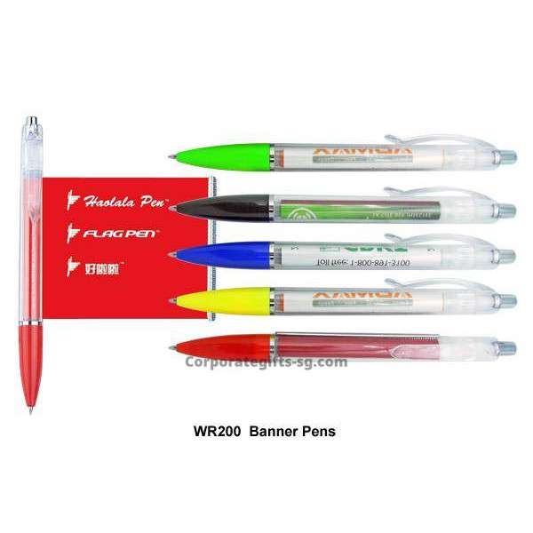 WR200  Banner Pen, Promotional Gifts, Promotional Gift, Singapore