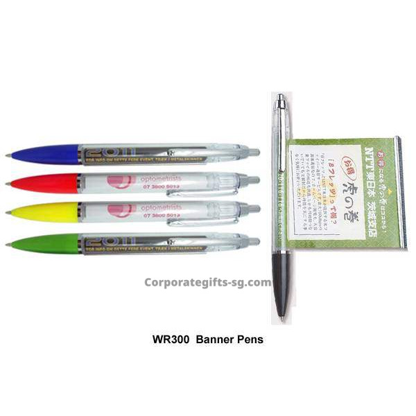 WR300  Banner Pen, Promotional Gifts, Promotional Gift, Singapore