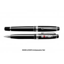 903BR Ambassador Set - Pen Set C/W Ball Pen Roller Metal Pen, Promotional Gifts, Promotional Gift, Singapore