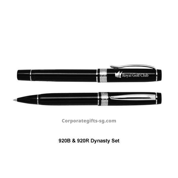 920BR Dynasty Set - Pen Set C/W Ball Pen Roller Metal Pen, Promotional Gifts, Promotional Gift, Singapore