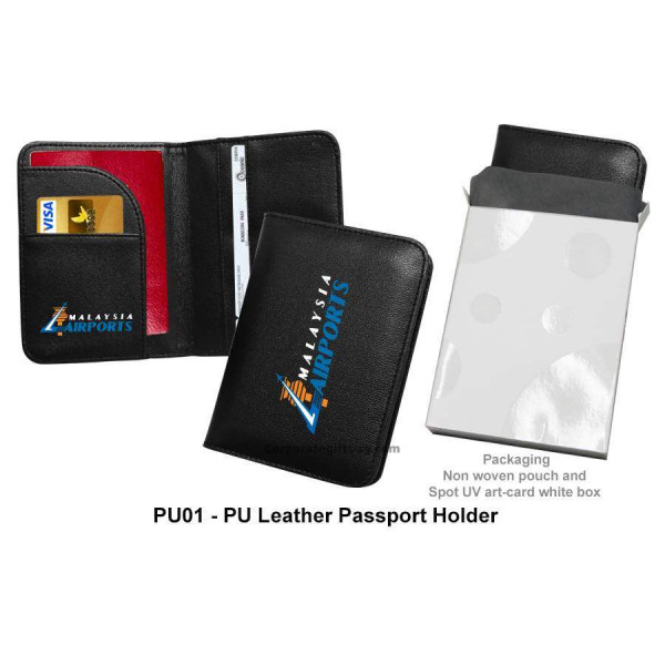 PU01 PU Leather Passport Holder, Promotional Gifts, Promotional Gift, Singapore