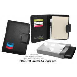 PU04 PU Leather A6 Organizer, Promotional Gifts, Promotional Gift, Singapore