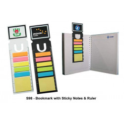 S98 Bookmark with Sticky Note Pad & Ruler, Promotional Gifts, Promotional Gift, Singapore