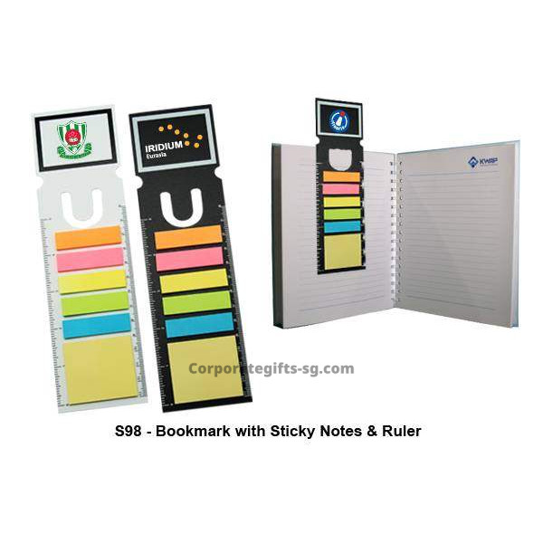 S98 Bookmark with Sticky Note Pad & Ruler, Promotional Gifts, Promotional Gift, Singapore