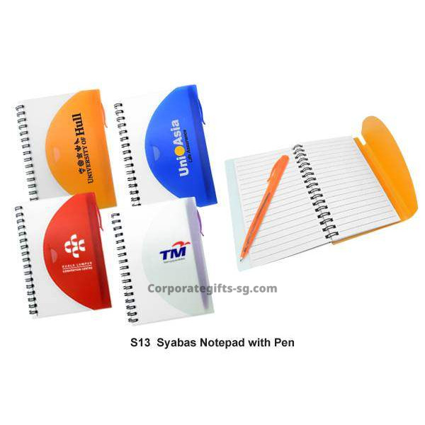 S13 Syabas Notepad w/Pen, Promotional Gifts, Promotional Gift, Singapore