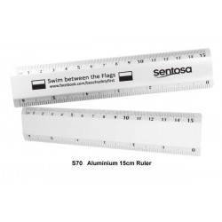 S70 Aluminium 15cm Ruler, Promotional Gifts, Promotional Gift, Singapore