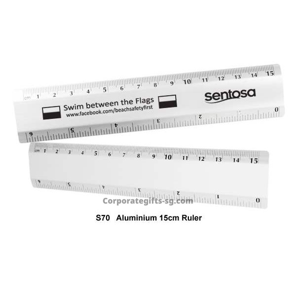 S70 Aluminium 15cm Ruler, Promotional Gifts, Promotional Gift, Singapore